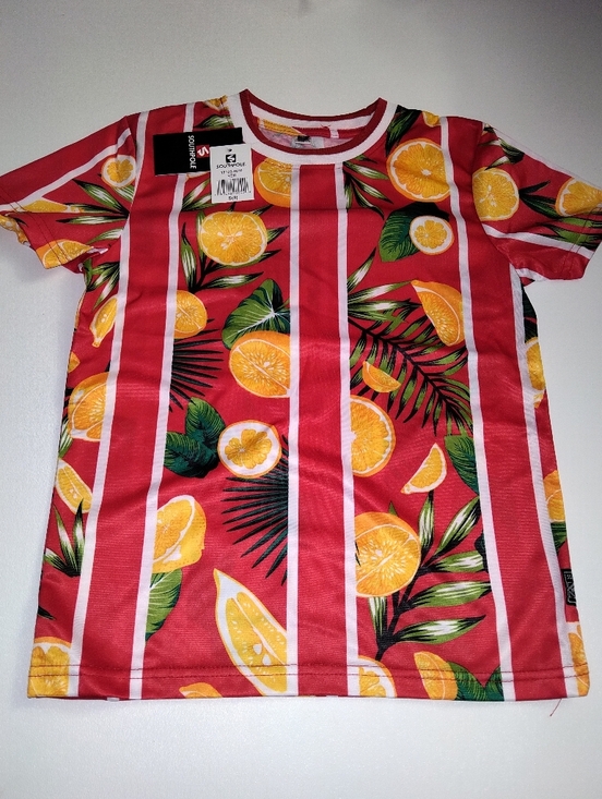 South Pole Other - South Pole Boy's Red Tee with Orange Citrus Print New Size 8